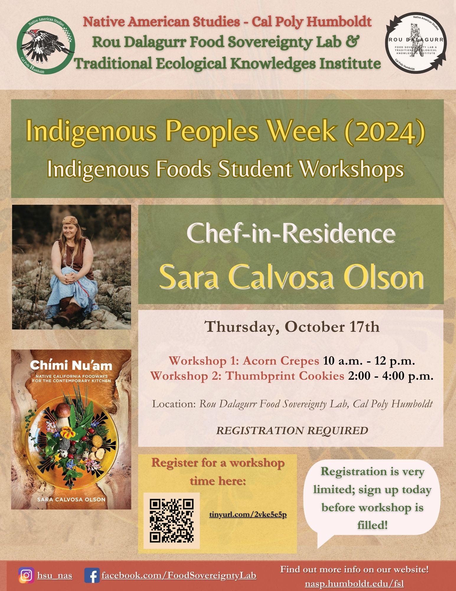 Chef Sara Student Workshop