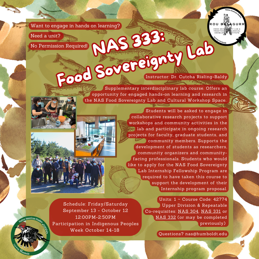 NAS 333: Food Sovereignty Lab