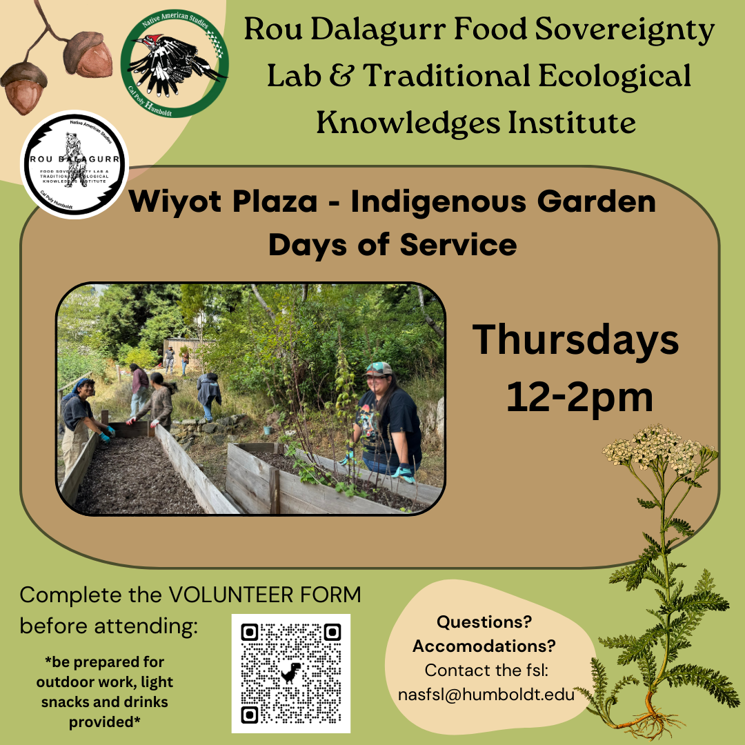 Indigenous Garden Spring 25 Volunteer flyer