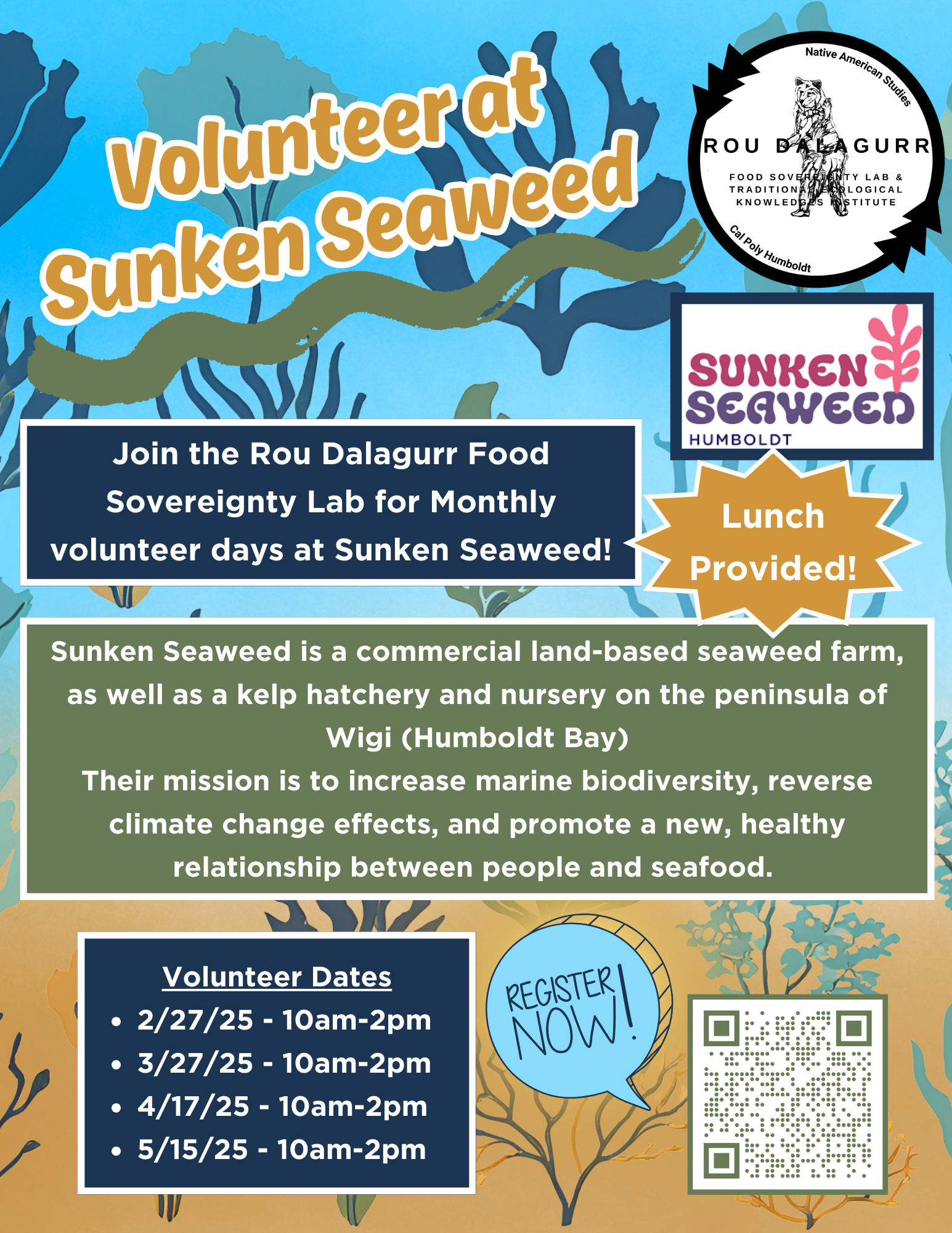 Volunteer at Sunken Seaweed with FSL